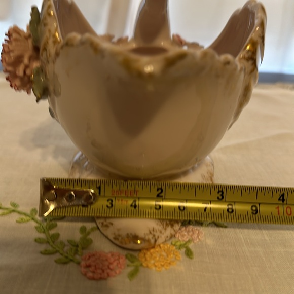 Vintage Pink Swan Planter Japan - Picture 12 of 12